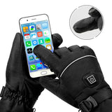 Warming heated gloves