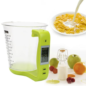 Digital measuring cup