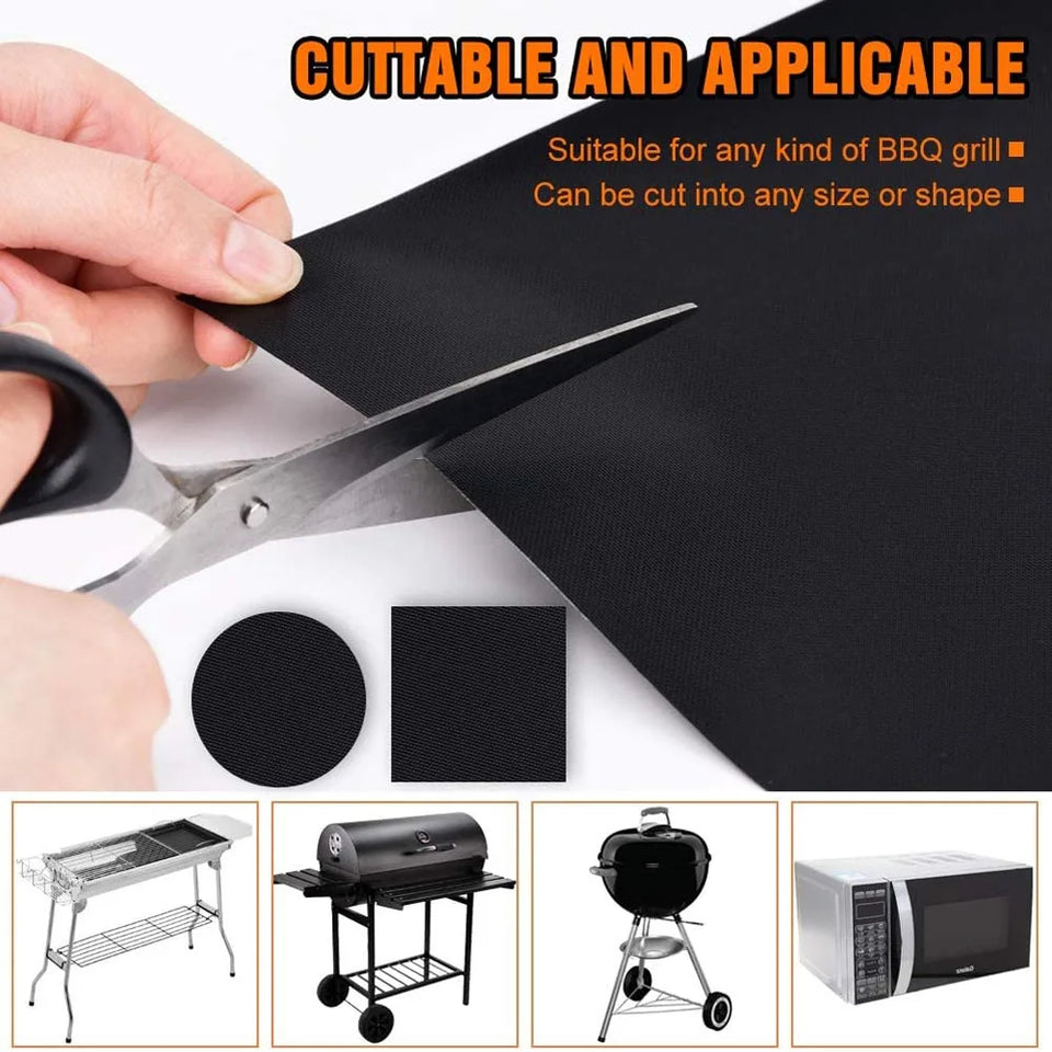 Non-stick BBQ grill mat