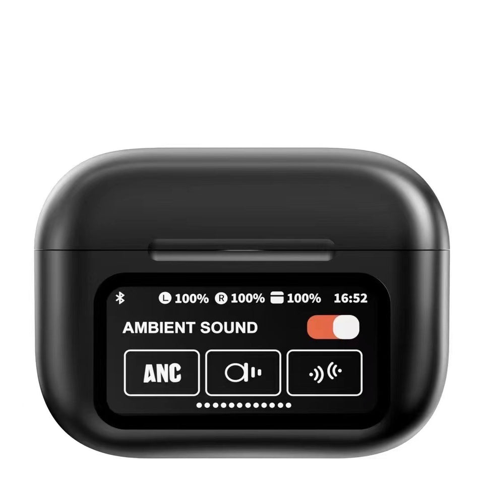 In-ear headphones with screen