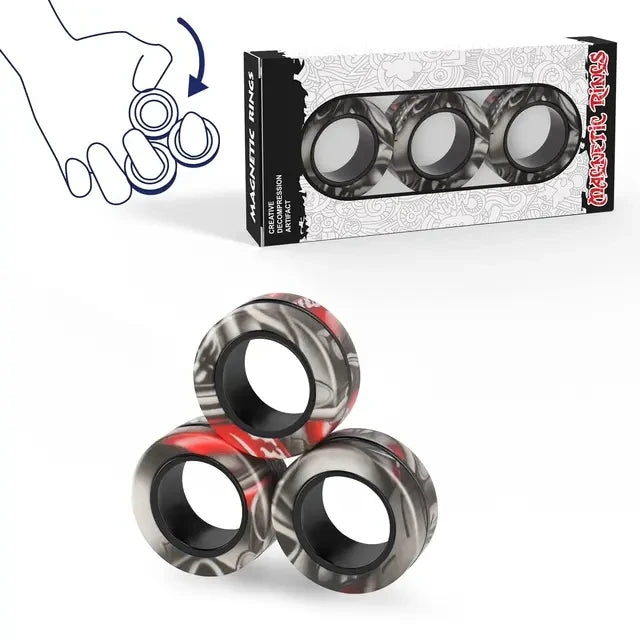 Magnetische Fidget Rings – spielerische Entspannung für unterwegs