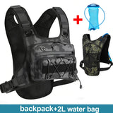 Leichter Lauf-Brustrucksack mit Trinkblasenfach
