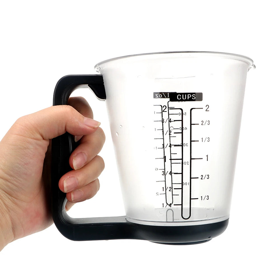 Digital measuring cup