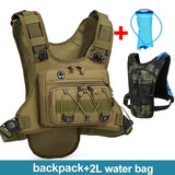Leichter Lauf-Brustrucksack mit Trinkblasenfach