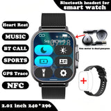 2-in-1 Smartwatch mit integrierten Bluetooth-Kopfhörern