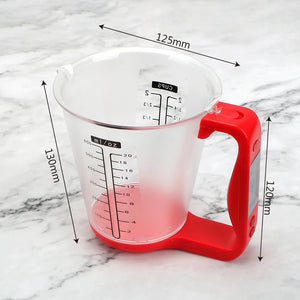 Digital measuring cup