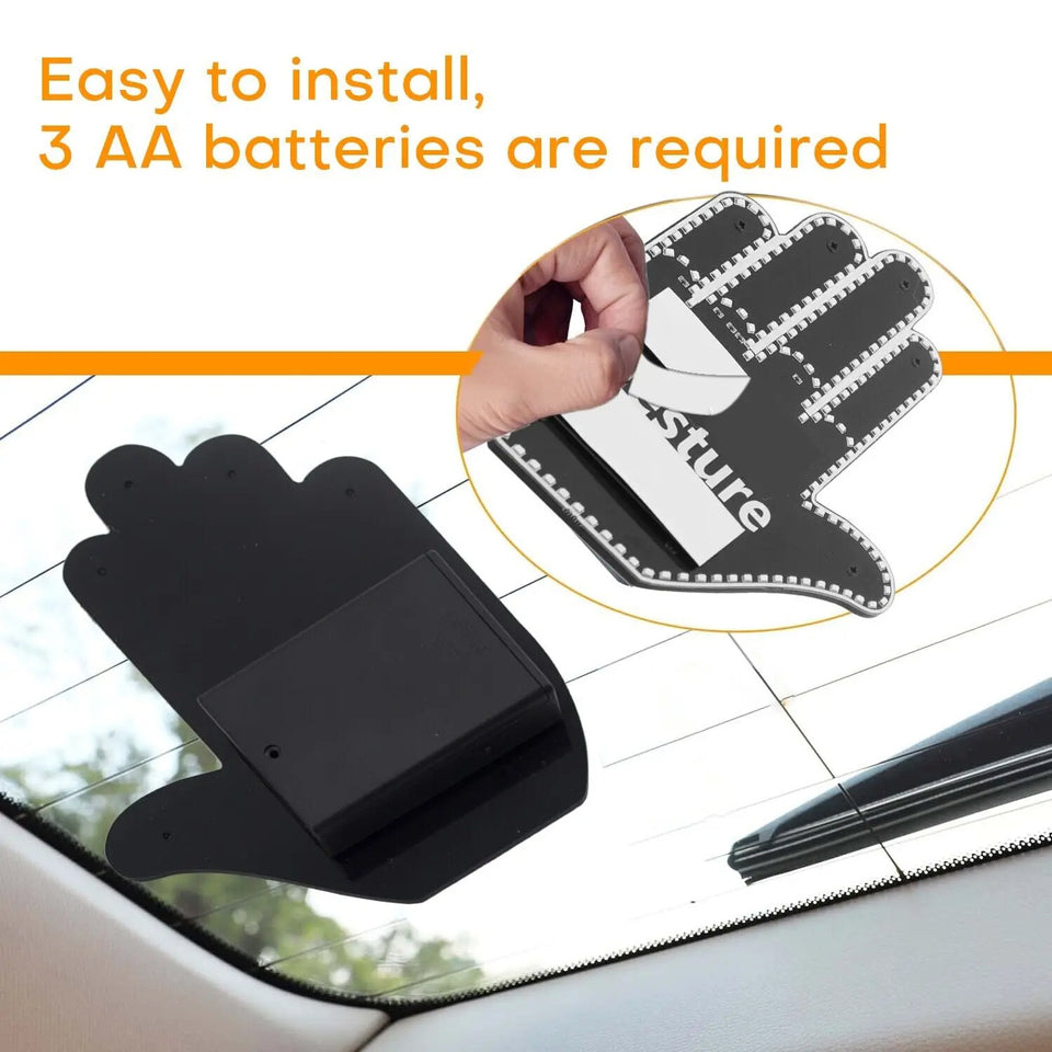 Hand Gestures Car Light