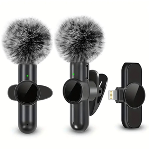Wireless Lavalier Mikrofon – Plug & Play für iPhone & Android (mit Noise Cancelling)