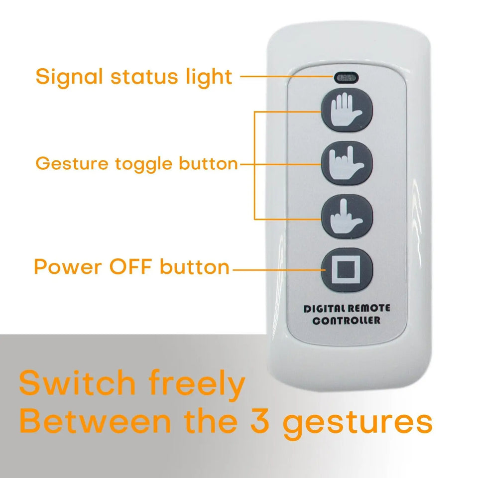 Hand Gestures Car Light