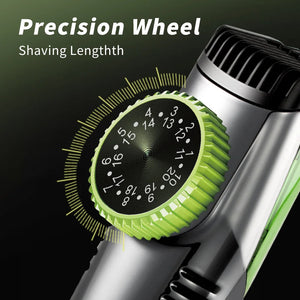 Cordless beard trimmer with vacuum