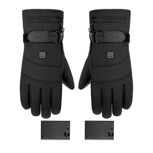 Warming heated gloves