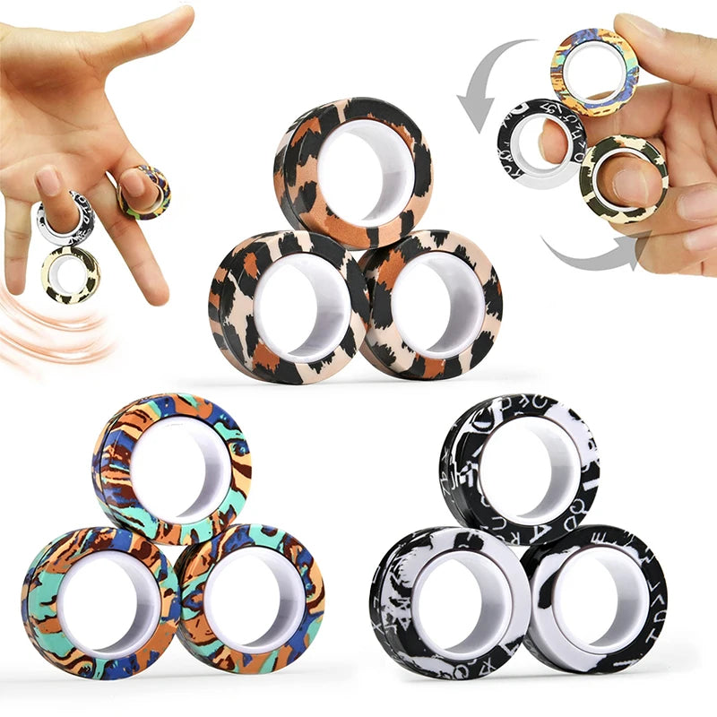 Magnetische Fidget Rings – spielerische Entspannung für unterwegs
