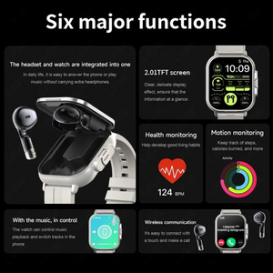 2-in-1 Smartwatch mit integrierten Bluetooth-Kopfhörern