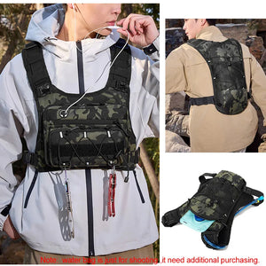 Leichter Lauf-Brustrucksack mit Trinkblasenfach