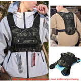 Leichter Lauf-Brustrucksack mit Trinkblasenfach