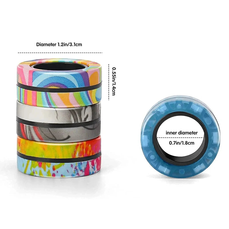 Magnetische Fidget Rings – spielerische Entspannung für unterwegs
