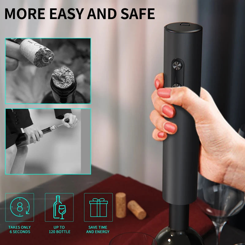 7-in-1 Weinöffner Set – stilvoll geniessen, einfach servieren