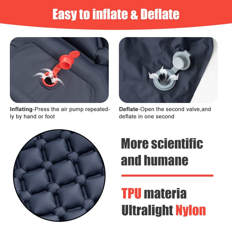 Outdoor camping sleeping mat