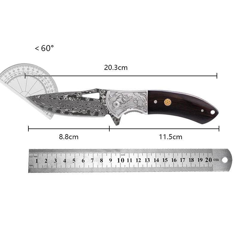 Damaskus Klappmesser