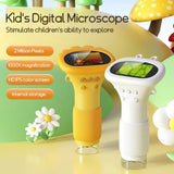 Digitales Kinder-Mikroskop mit HD-Display und bis zu 1000x Vergrößerung