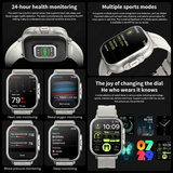 2-in-1 Smartwatch mit integrierten Bluetooth-Kopfhörern