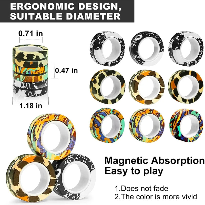 Magnetische Fidget Rings – spielerische Entspannung für unterwegs