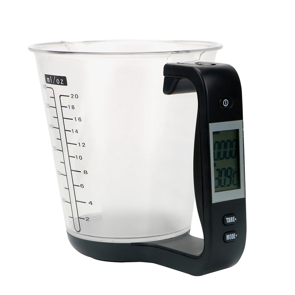 Digital measuring cup