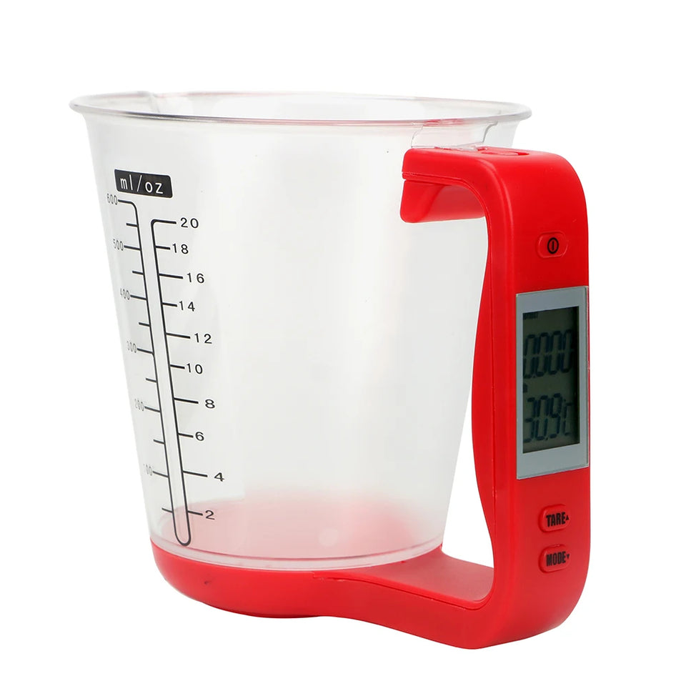 Digital measuring cup