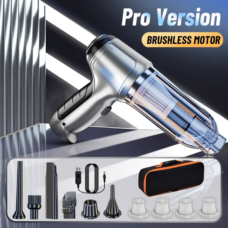 Mini car vacuum cleaner &amp; blower