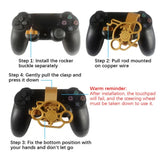 Mini steering wheel for PS4 controller