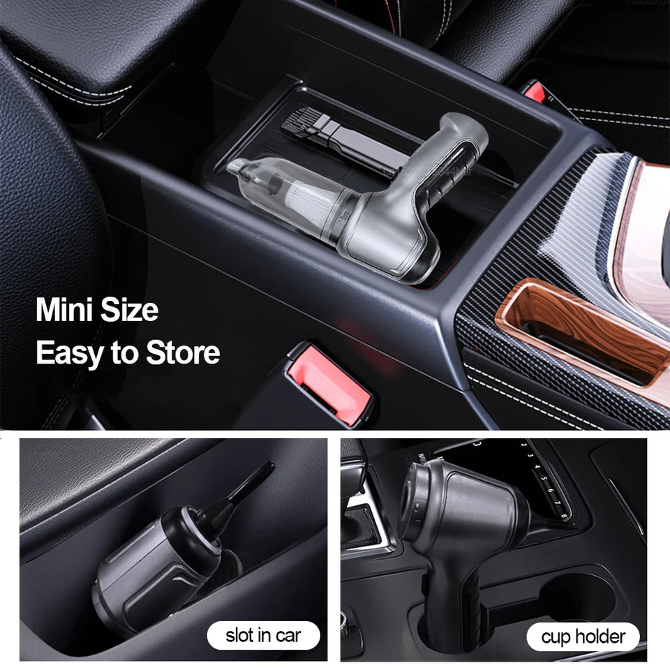Mini car vacuum cleaner &amp; blower