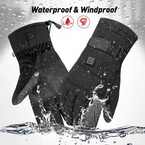 Warming heated gloves