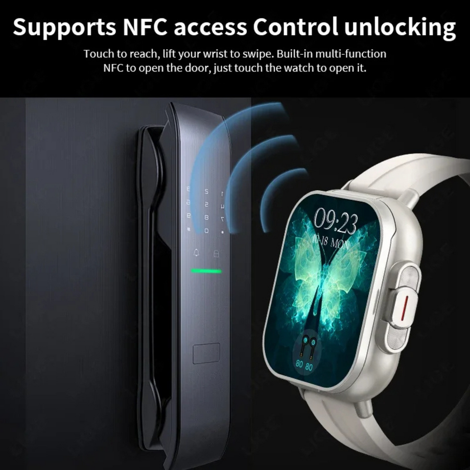 2-in-1 Smartwatch mit integrierten Bluetooth-Kopfhörern