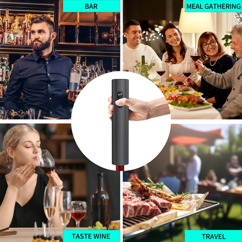 7-in-1 Weinöffner Set – stilvoll geniessen, einfach servieren