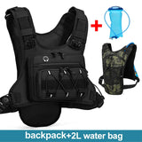 Leichter Lauf-Brustrucksack mit Trinkblasenfach