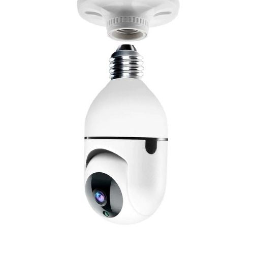 Light bulb compatible camera