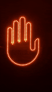 Hand Gestures Car Light