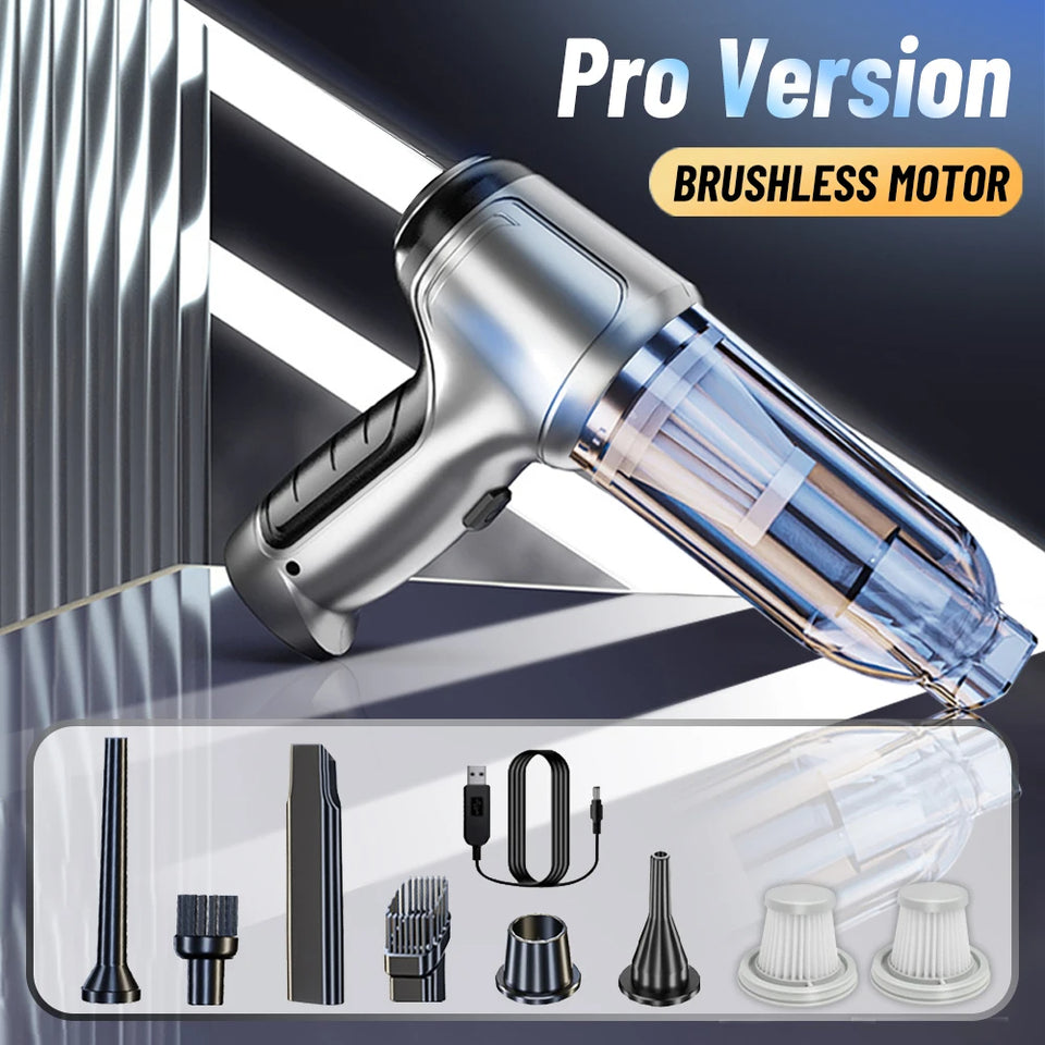 Mini car vacuum cleaner &amp; blower
