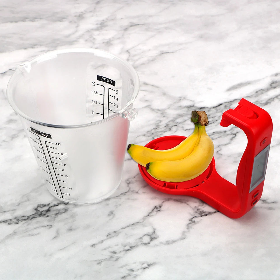 Digital measuring cup