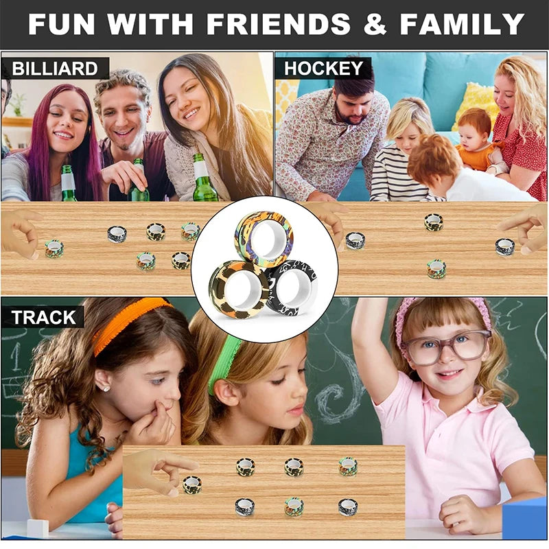 Magnetische Fidget Rings – spielerische Entspannung für unterwegs