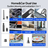 Mini car vacuum cleaner &amp; blower