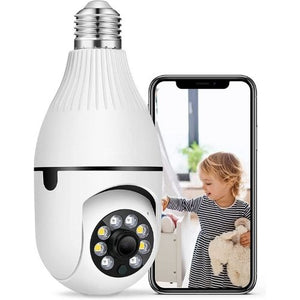 Light bulb compatible camera