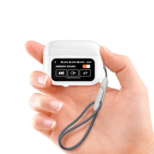 In-ear headphones with screen