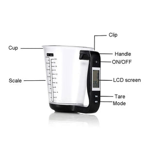 Digital measuring cup