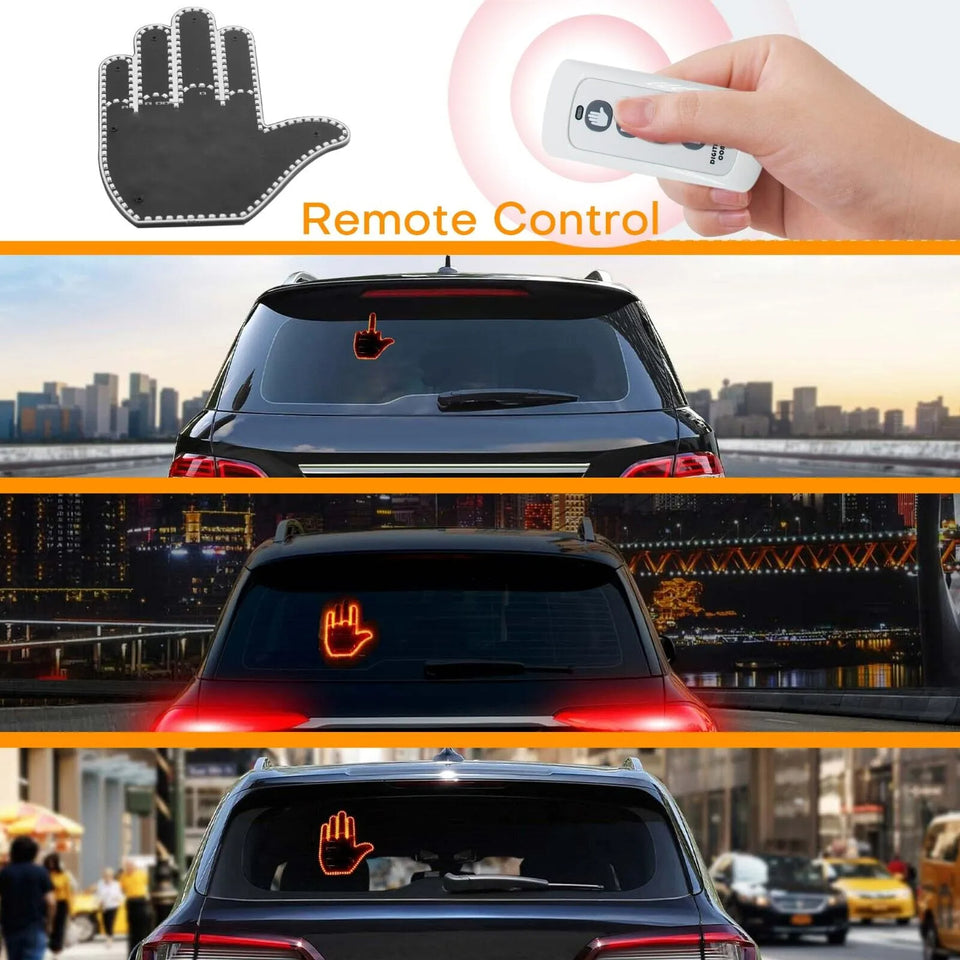 Hand Gestures Car Light