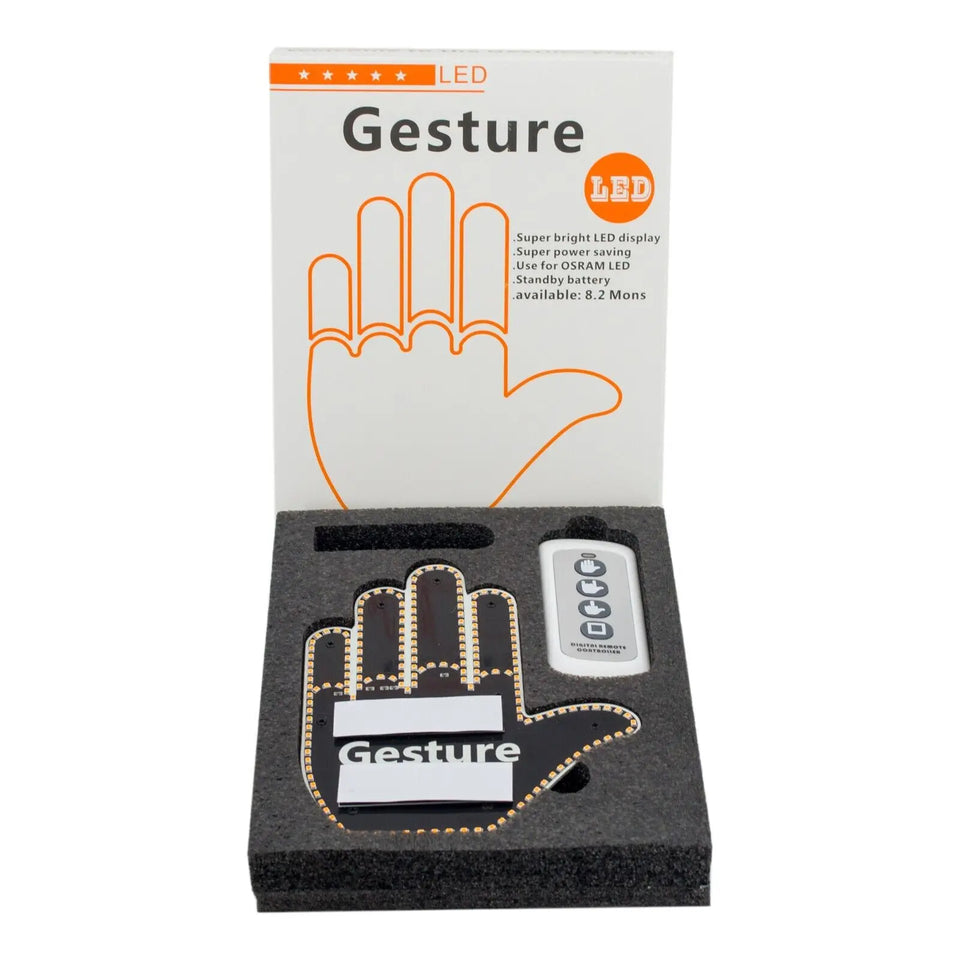Hand Gestures Car Light