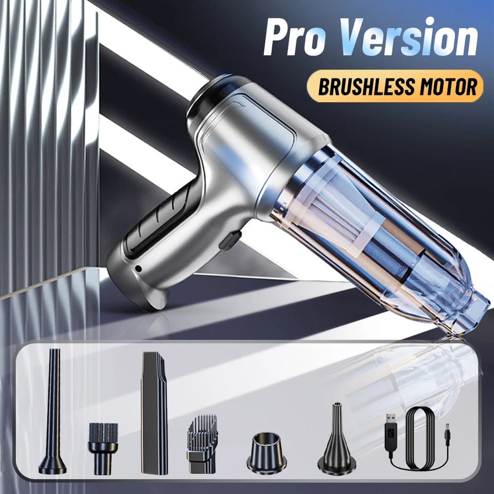Mini car vacuum cleaner &amp; blower