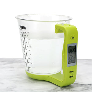 Digital measuring cup