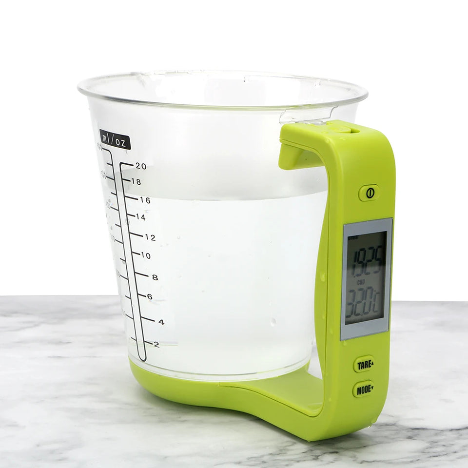 Digital measuring cup