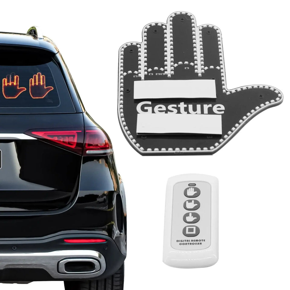 Hand Gestures Car Light